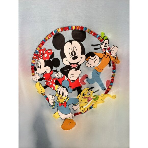 Disney Mickey & Friends Light Blue T-Shirt XXL Cotton/Polyester - Picture 3 of 5